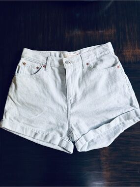 Levi's Light Gray Jean Shorts